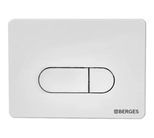 Кнопка для инсталляции Berges Novum D4 (040034) белый матовый