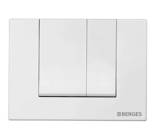 Кнопка для инсталляции Berges Novum S4 (040044) белый матовый