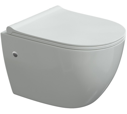 Комплект инсталляции Berges Atom 410 c белой кнопкой Line и унитазом OKUS (042446)