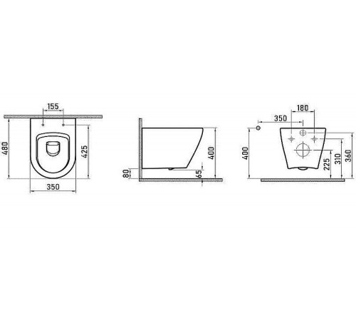 Комплект инсталляции Berges Atom 410 c белой кнопкой Line и унитазом OKUS (042446)
