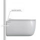 Комплект инсталляции Berges Novum 525 c кнопкой D3 хром и унитазом Ego XL Rimless Soft Close (043201)