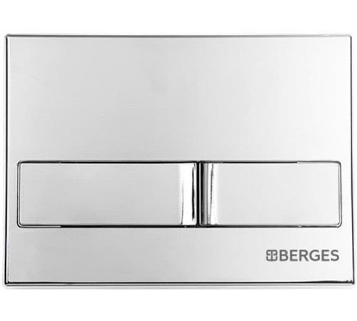 Комплект инсталляции Berges Novum 525 c кнопкой L3 хром и унитазом OKUS (043205)