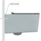 Комплект инсталляции Berges Novum 525 c кнопкой F3 хром и унитазом Floe Rimless Soft Close (043223)