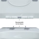 Комплект инсталляции Berges Novum 525 c кнопкой F3 хром и унитазом Floe Rimless Soft Close (043223)