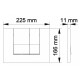 Комплект инсталляции Berges Novum 525 c кнопкой S5 SoftTouch черная и унитазом Floe Rimless Soft Close (043230)