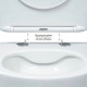 Комплект инсталляции Berges Novum 525 c кнопкой L3 хром и унитазом Ventas Rimless Soft Close (043237)