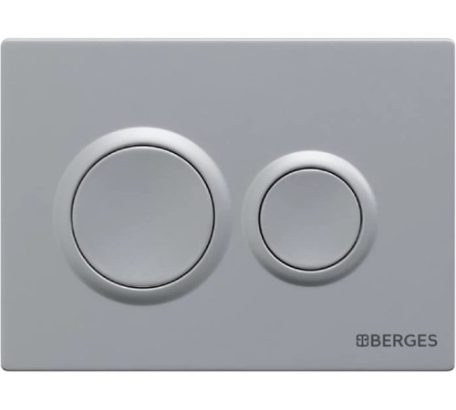 Комплект инсталляции Berges Novum 525 c кнопкой О2 хром и унитазом Ventas Rimless Soft Close (043240)