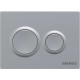 Комплект инсталляции Berges Novum 525 c кнопкой О2 хром и унитазом Ventas Rimless Soft Close (043240)