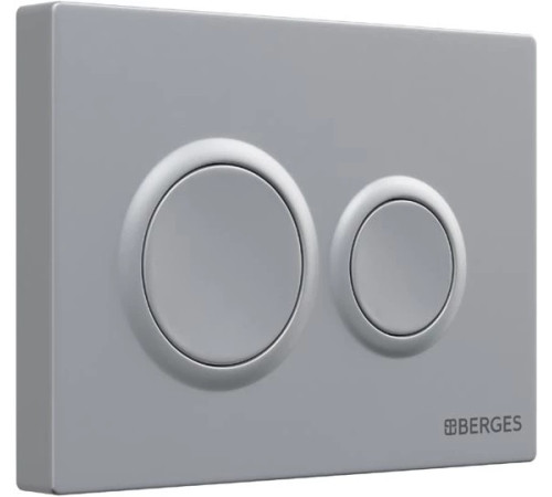 Комплект инсталляции Berges Novum 525 c кнопкой О2 хром и унитазом Ventas Rimless Soft Close (043240)