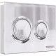 Комплект инсталляции Berges Novum 525 c кнопкой О3 хром и унитазом Ventas Rimless Soft Close (043241)