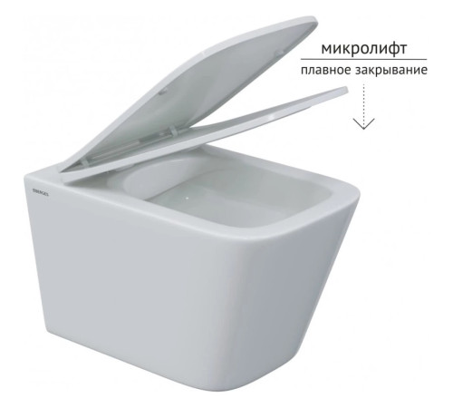 Комплект инсталляции Berges Novum 525 c кнопкой L3 хром и унитазом Floe S Rimless Soft Close (043242)