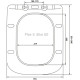 Комплект инсталляции Berges Atom 410 c кнопкой Line белой и унитазом Floe S Rimless Soft Close (043346)