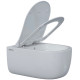 Комплект инсталляции Berges Atom 410 c черной кнопкой Line SoftTouch и унитазом Ego XL Rimless Soft Close (043357)