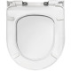 Комплект инсталляции Berges Atom 410 c черной кнопкой Line SoftTouch и унитазом Ego XL Rimless Soft Close (043357)