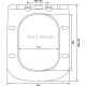Комплект инсталляции Berges Atom 410 c кнопкой хром и унитазом Floe S Rimless Soft Close (043369)