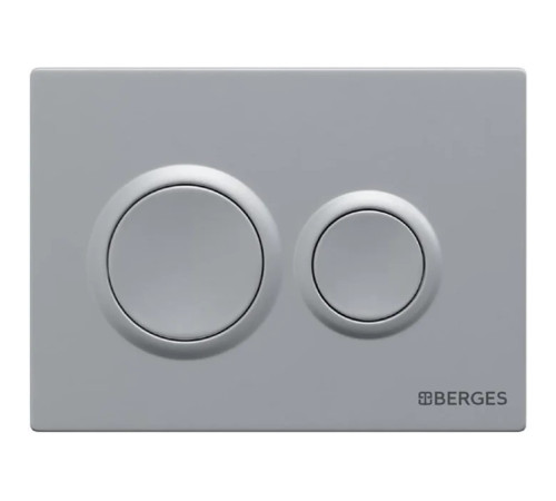 Комплект инсталляции Berges Novum 525 c кнопкой О2 хром и унитазом VITA Rimless (043380)