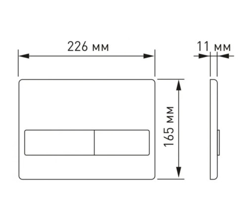 Комплект инсталляции Berges Novum 525 c кнопкой L3 хром и унитазом OKUS Rimless (043386)