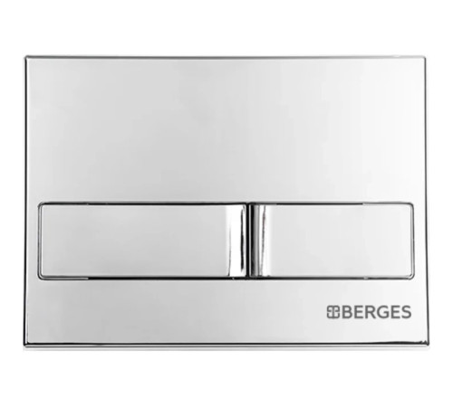 Комплект инсталляции Berges Novum 525 c кнопкой L3 хром и унитазом OKUS Rimless (043386)