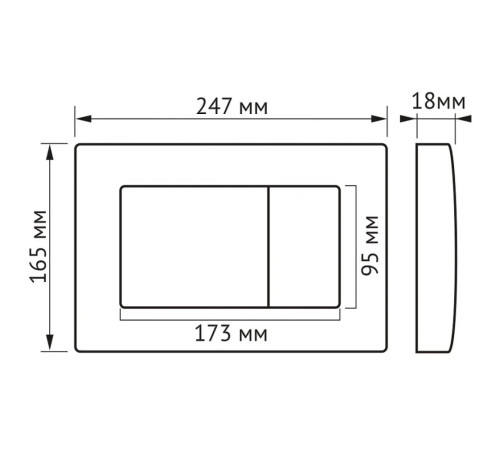 Комплект инсталляции Berges Atom 410 c черной кнопкой и унитазом Okus Rimless Soft Close (043396)