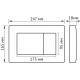 Комплект инсталляции Berges Atom 410 c черной кнопкой и унитазом Okus Rimless Soft Close (043396)
