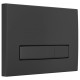 Инсталляция для подвесного унитаза Berges Atom 410 c кнопкой Line черной Soft Touch