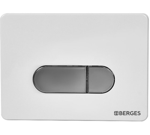 Инсталляция Berges Novum c кнопкой D7 белой/хром