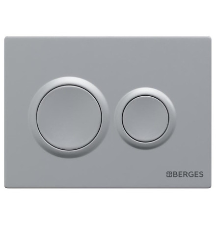 Кнопка для инсталляции Berges Novum О2 (040062) хром матовый
