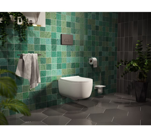 Инсталляция Berges Novum c кнопкой D5 Soft Touch черной матовой