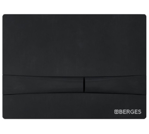 Инсталляция для подвесного унитаза Berges Novum c кнопкой F5 Soft Touch черной матовой