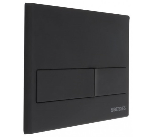 Инсталляция для подвесного унитаза Berges Novum c кнопкой L5 Soft Touch черной матовой