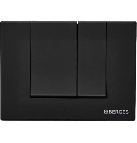 Кнопка для инсталляции Berges Novum S5 (040045) черный матовый