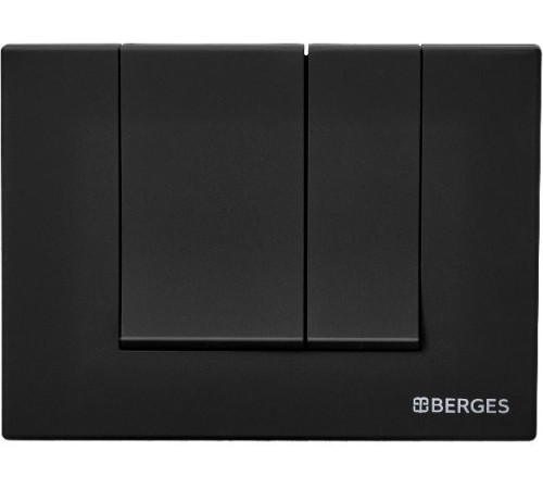Инсталляция Berges Novum c кнопкой S5 Soft Touch черной матовой