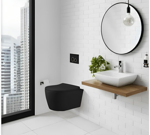 Подвесной унитаз Cerutti Sella Aria MBF CT10016 безободковый Подвесной унитаз Cerutti Sella Aria MBF CT10016 безободковый