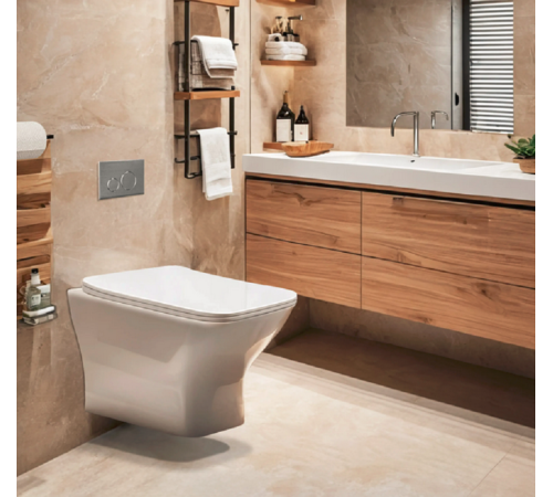   Подвесной унитаз Cerutti Ellero Aria PP CT10481 безободковый