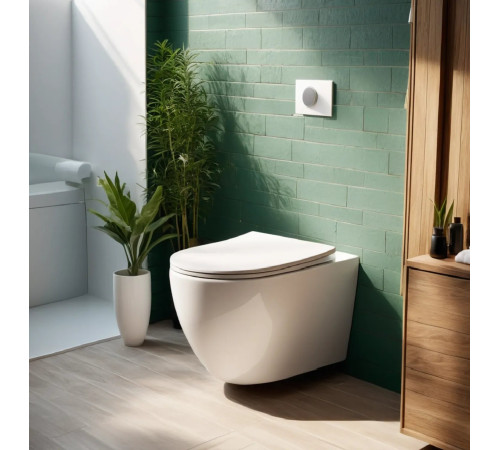  Подвесной унитаз Cerutti Orlter Aria UF CT10572 безободковый