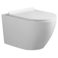 Подвесной унитаз Cerutti Clio Aria Tornado CT10582 безободковый Подвесной унитаз Cerutti Clio Aria Tornado CT10582 безободковый