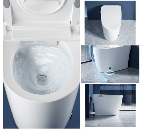 Подвесной унитаз Cerutti Faro Aria Tornado CT10833 безободковый Подвесной унитаз Cerutti Faro Aria Tornado CT10833 безободковый