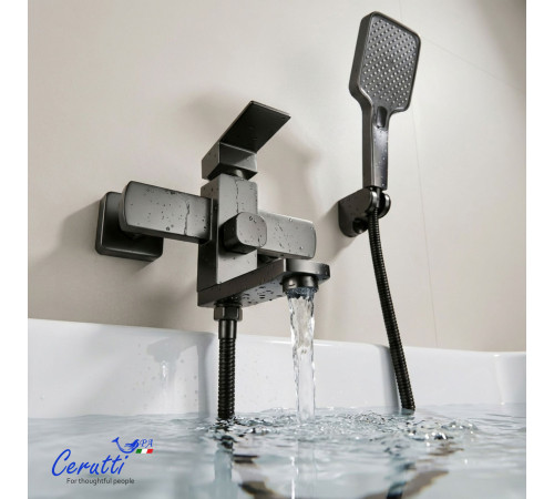 Смеситель для ванны Ceruttispa CLELIA VGR CT12063 с изливом 