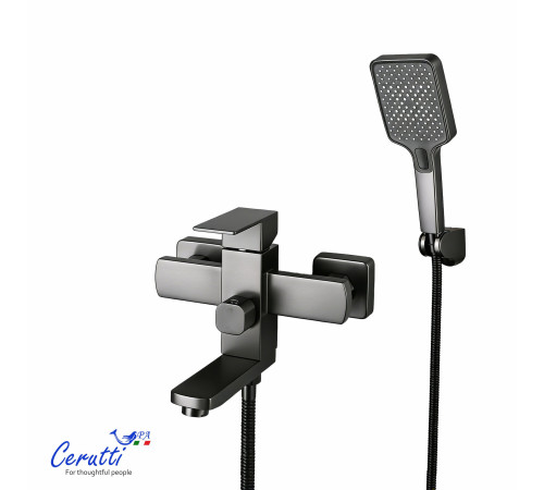 Смеситель для ванны Ceruttispa CLELIA VGR CT12063 с изливом 