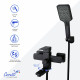 Смеситель для ванны Ceruttispa CLELIA VMB CT12064 черный матовый с изливом