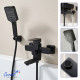 Смеситель для ванны Ceruttispa CLELIA VMB CT12064 черный матовый с изливом