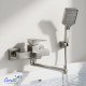 Смеситель для ванны Ceruttispa CLELIA VXLGR CT12065 сатин с изливом