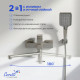 Смеситель для ванны Ceruttispa CLELIA VXLGR CT12065 сатин с изливом