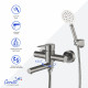 Смеситель для ванны Cerutti OVIDIO VBN CT12083 никель матовый