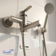 Смеситель для ванны Cerutti OVIDIO VBN CT12083 никель матовый