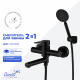 Смеситель для ванны Cerutti OVIDIO VMB CT12084 черный матовый