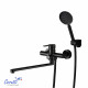 Смеситель для ванны Cerutti OVIDIO VXLBN CT12086 матовый черный