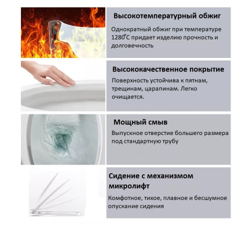 Подвесной унитаз Cerutti Nivolet Aria CT7779 безободковый Подвесной унитаз Cerutti Nivolet Aria CT7779 безободковый