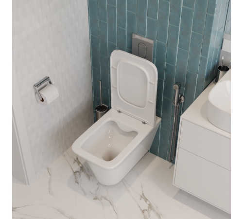 Подвесной унитаз Cerutti Nivolet Aria CT7779 безободковый Подвесной унитаз Cerutti Nivolet Aria CT7779 безободковый