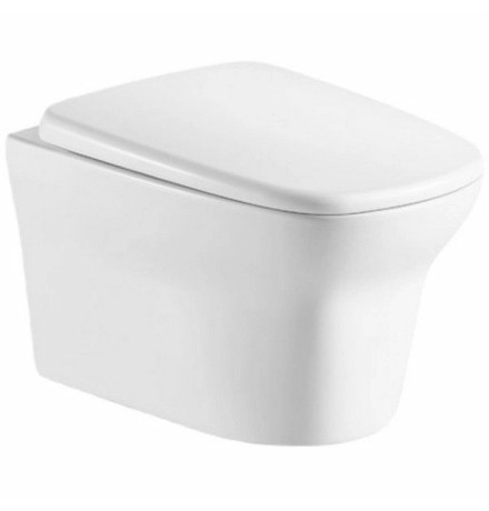 Подвесной унитаз Cerutti Ami CT8780 безободковый с крышкой SoftClose